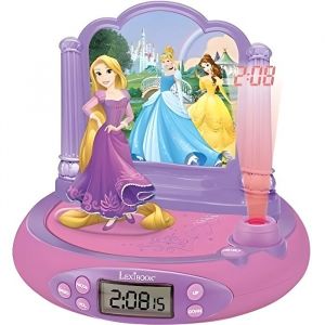 Radio R&eacute;veil Projecteur Disney Princesses Raiponce - LEXIBOOK