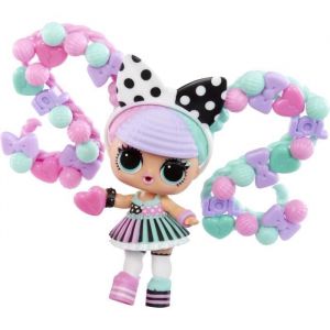 L.O.L. Surprise - Hair breads - Coiffures avec perles - Poup&eacute;e de 7,5cm - Des 4ans