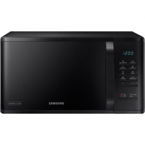 Micro-ondes Samsung MG23K3513AK - 23L - Gril - Electronique - 800W - 28,8 cm - Cavit&eacute; c&eacute;ramique &eacute;mail - Noir