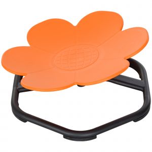 AIYAPLAY Chaise Sensorielle pour Enfants, Chaise Pivotante pour l'Autisme, Siège d'Entraînement à l'Équilibre Sensoriel en Plastique Orange