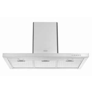 Hotte d&eacute;corative murale - SAUTER - SHB1944IX - L90 cm - Inox