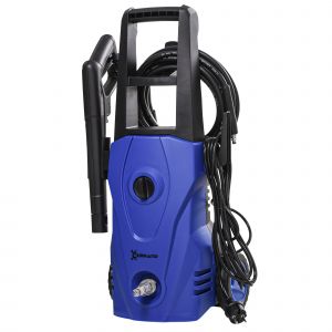 DURHAND Nettoyeur Haute Pression 1600W, D&eacute;bit 432 L/h, Pompe en Aluminium 130 Bars, Tuyau 6m, Flacon de Savon, Bleu