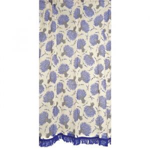 Rideau marseillais imprim&eacute; 200g/m2 Lavande (225 x 140 cm)