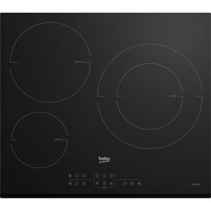 Plaque de cuisson induction BEKO - 3 feux - 58x51 cm - HII63200MTB