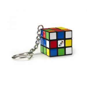Jeu casse-tete Rubik's Cube 3x3 porte-cl&eacute;s - RUBIK'S - Multicolore - Adulte - Garantie 2 ans