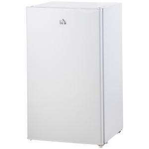 HOMCOM R&eacute;frig&eacute;rateur cong&eacute;lateur petit r&eacute;frig&eacute;rateur 91 L &eacute;tag&egrave;res modulables design sous-comptoir 47,5 x 44,2 x 84 cm blanc