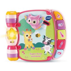 VTECH BABY - Super Livre Enchant&eacute; des Baby Loulous - Rose