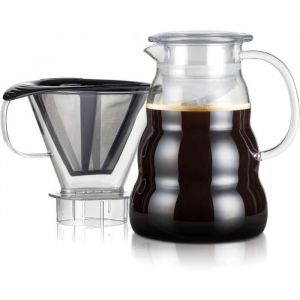 Cafetiere - BODUM - Melior - Filtre permanent maille inox - 8 tasses - 1.0 l - Transparent