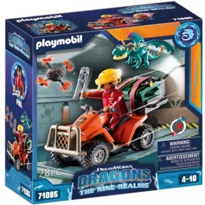 PLAYMOBIL 71085 Dragons Quad & Phil, Dragons Les Neuf Royaumes, 28 pieces, Des 4 ans