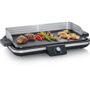 Plancha SEVERIN - PG8564 - Surface cuisson 50x30cm - Plaque en fonte anti-adh&eacute;sive - Jusqu'a 230&deg;C - 2300W
