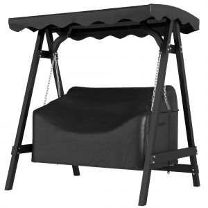 Outsunny Housse pour balancelle 2 places, housse &eacute;tanche, coupe-vent et r&eacute;sistante aux UV, tissu Oxford 420D