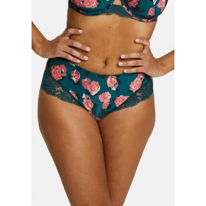 Shorty Tiffany Imprim&eacute; Floral Vert Balsam