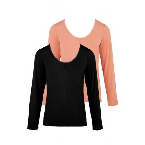 Lot de 2 t-shirts thermiques &agrave; manches longues Chill