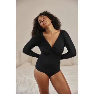 Body thermique &agrave; manches longues Chill noir