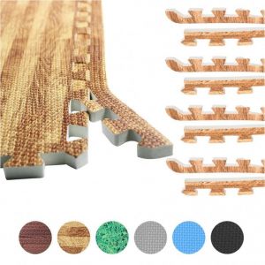 Embouts pour dalles de protection de sol Aspect bois Gorilla Sports