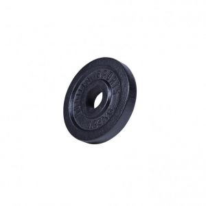 Disque de poids en fonte 30/31 mm Noir / 1,25 KG Gorilla Sports