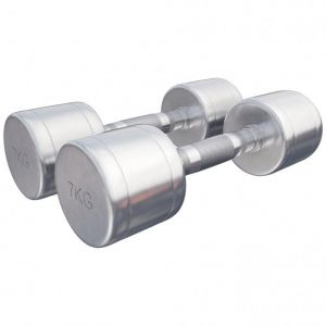 Halt&egrave;res courts chrom&eacute;s 14 KG (2x7 KG) Gorilla Sports