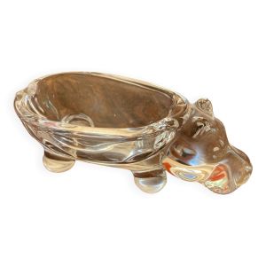 Vide poche hippopotame cristal art vannes france