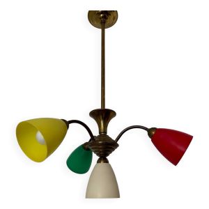 Lustre multicolore années 50