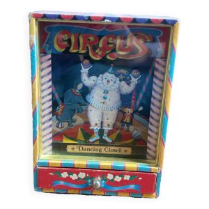 Boîte à musique vintage Circus Clown