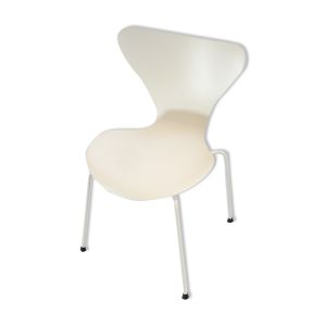 Chaise type 3107 Arne Jacobsen blanc/blanc