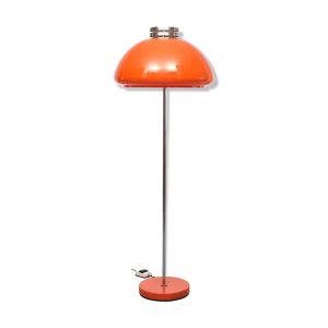 Lampadaire Space Ace Orange Shade  années 1970 Italie