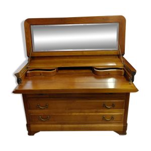 Commode Coiffeuse bois massif Merisier