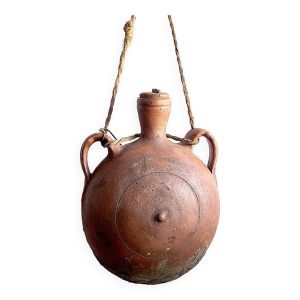 Gourde provençale ancienne en terre cuite