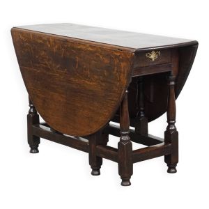 Table à abattants en chêne anglais