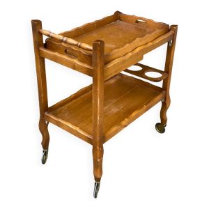 Desserte chariot à desserts bar sur roulettes avec plateau amovible vintage