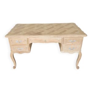 Bureau merisier massif revalorisé