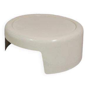 Table basse vintage space age en fibre de verre années 1970
