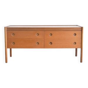 Enfilade/commode en teck par Whrigton * 135.5 cm