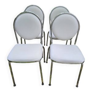 4 Chaises en skai