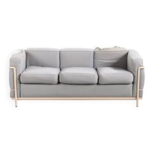 CANAPÉ 3 PLACES LC2 LE CORBUSIER ANNÉES 70' CASSINA ÉDITEUR