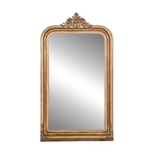 Miroir Louis Philippe à petit blason du XIXe siècle