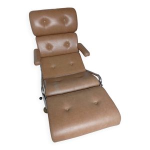 Chaise transat basculante années 60