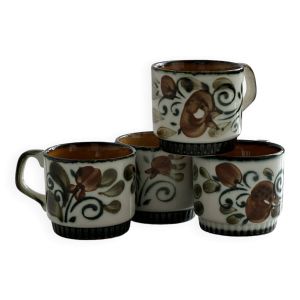 Tasses à café Boch Louvière 'Argenteuil'