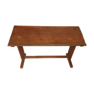 Pupitre d'écolier double bois massif