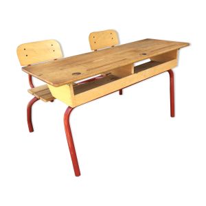 Pupitre d'écolier vintage