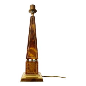 Pied de lampe obélisque Le Dauphin 1970