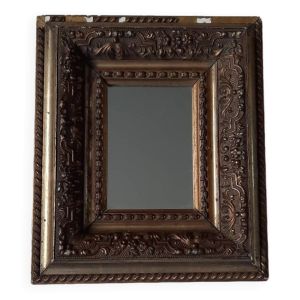 Petit miroir mouluré