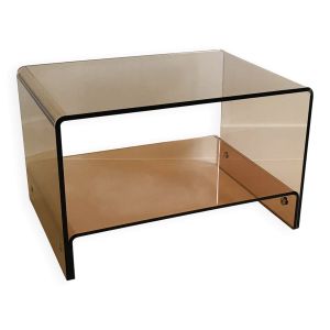 Table basse en altuglas par Michel Dumas, France années 70