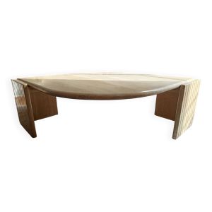 Table basse en marbre Roche Bobois 70's
