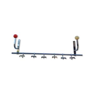 Porte manteaux vintage chrome et boules plastic