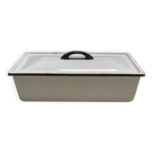 Poissonnière terrine vintage fonte émaillée