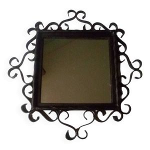 Miroir en fer forgé