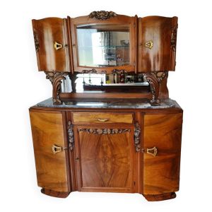 Buffet vintage deux corps annees 30-50
