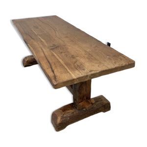 Table de ferme monastère en chêne 1900