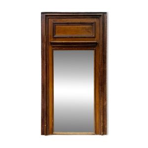 Trumeau de style Louis XVI en bois et stuc patiné XX siècle